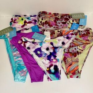 H&M Women’s Multicolor Swimwear Separates Mix and Match 6 pieces